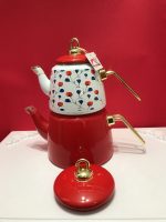 کتری قوری دسته بغل رنگی