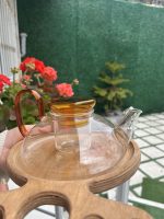 قوری پیرکس دسته رنگی