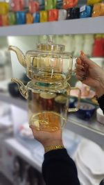 کتری قوری پیرکس شامپاینی - Image 2