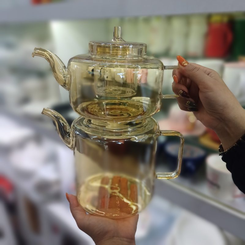 کتری قوری پیرکس شامپاینی - Image 3