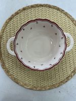 ظروف چینی گلدار حاشیه قرمز - Image 7