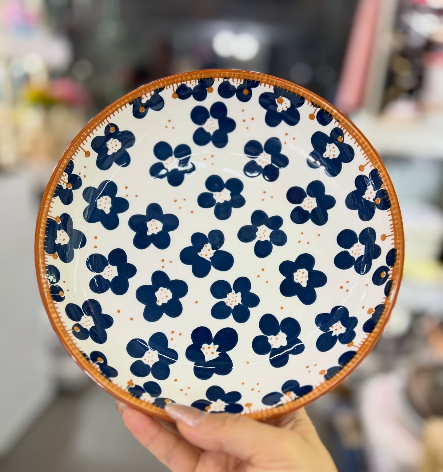 بشقاب گود طرح دار