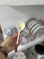 قاشق آجیل سرامیکی گل آفتابگردان - تصویر 2