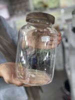 بانکه پیرکس درب چوبی وارداتی بزرگ - تصویر 2